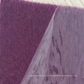 Tapis rouge polyester avec film recouvert transparent